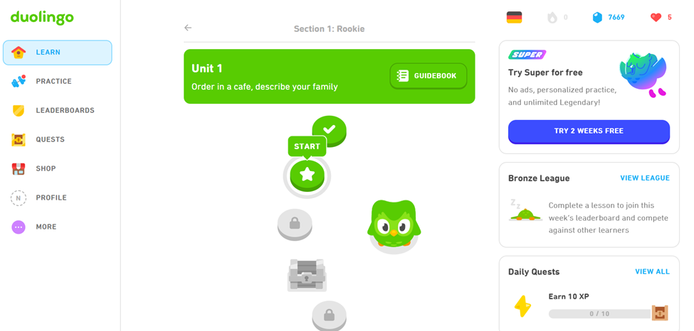Duolingo-user experience