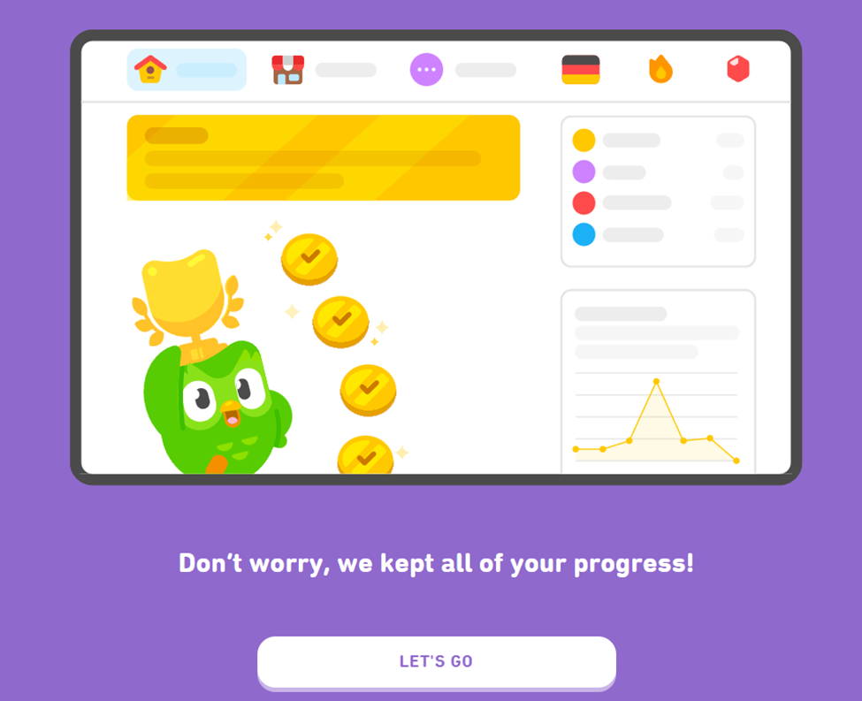 Duolingo learning approach