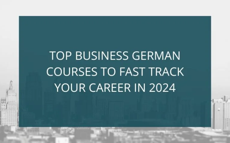 Business german courses
