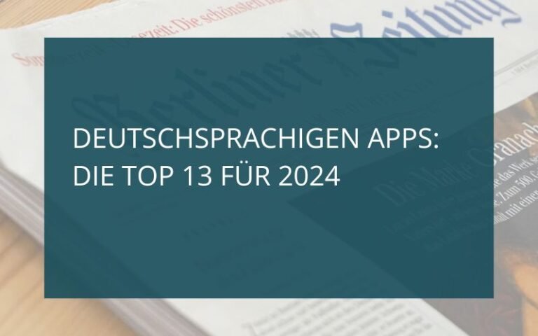 Deutschsprachigen Apps