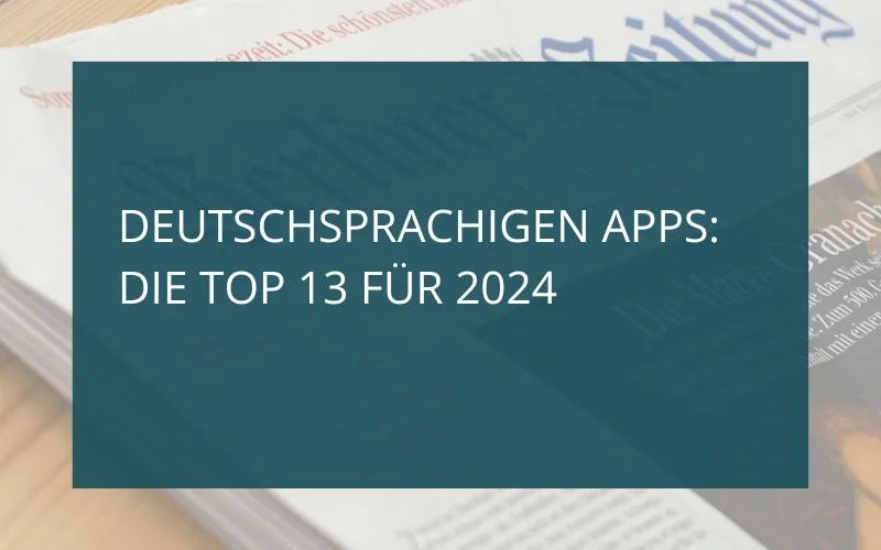 Deutschsprachigen Apps
