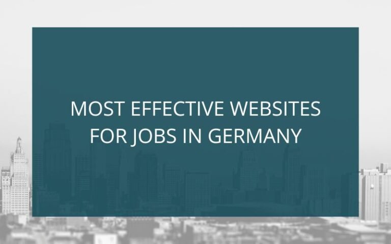 Effective websites for jobs in germany